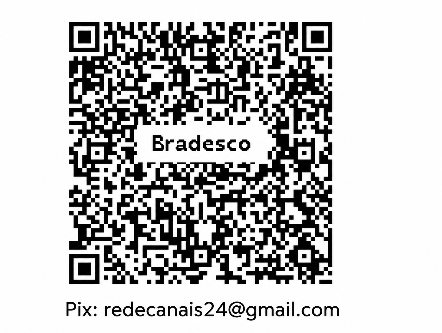 QR Code Pix para apoiar o canal Voz da Promessa de Deus